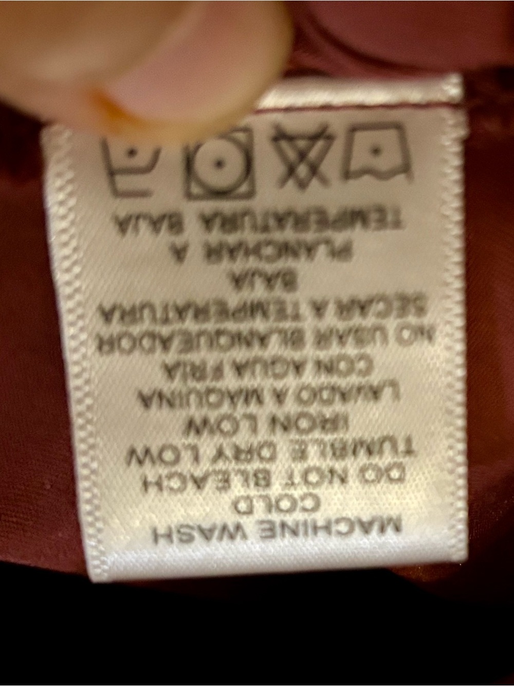 NWOT Love Tree Hooded Drawstring Jacket - Rosewood - Picture 6 of 8